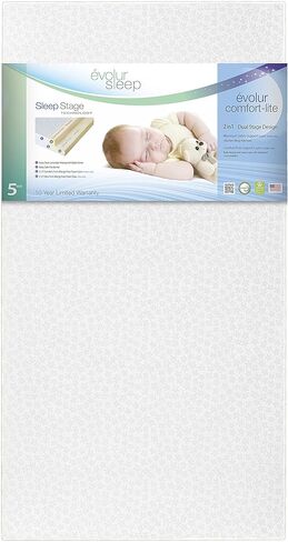 Evolur Sleep Dual Stage Comfort-Lite 5" Foam Mattress, Greenguard Gold Certified, Silver Star in Saudi Arabia
