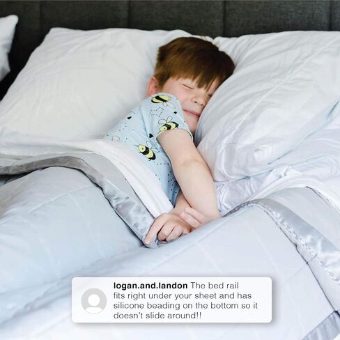 Serta Perfect Sleeper Extra Long Foam Bedrail - Guardrail for Toddlers & Kids with Water-Resistant, Non-Slip & Machine Washable Cover - 2pk, White in Saudi Arabia