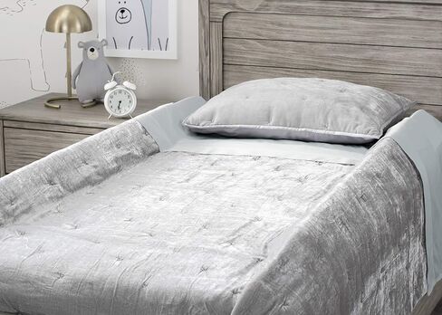 Serta Perfect Sleeper Extra Long Foam Bedrail - Guardrail for Toddlers & Kids with Water-Resistant, Non-Slip & Machine Washable Cover - 2pk, White in Saudi Arabia