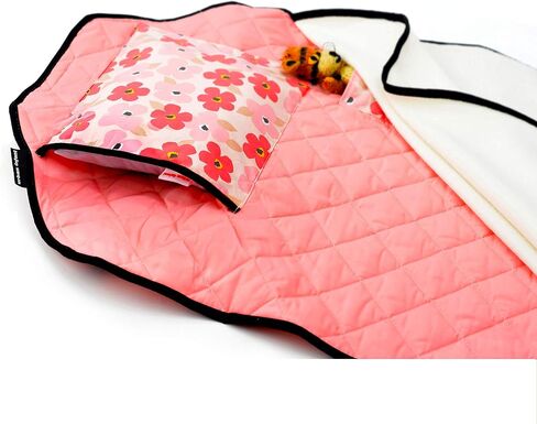 Urban Infant Tot Cot Kids Nap Mat - Toddler Preschool Daycare Bedding Cover with Blanket and Pillow - Seattle in Saudi Arabia