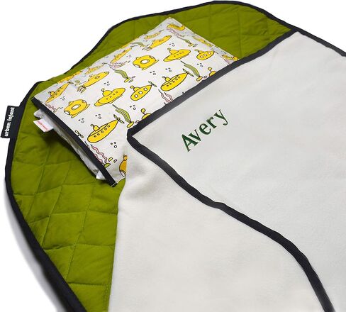 Urban Infant Tot Cot Kids Nap Mat - Toddler Preschool Daycare Bedding Cover with Blanket and Pillow - Seattle in Saudi Arabia