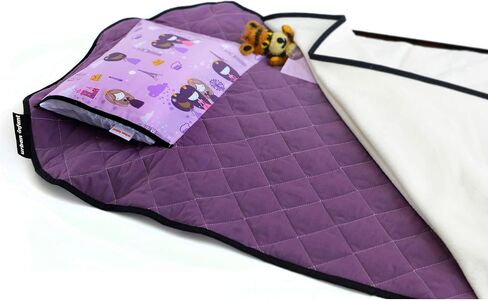 Urban Infant Tot Cot Kids Nap Mat - Toddler Preschool Daycare Bedding Cover with Blanket and Pillow - Seattle in Saudi Arabia