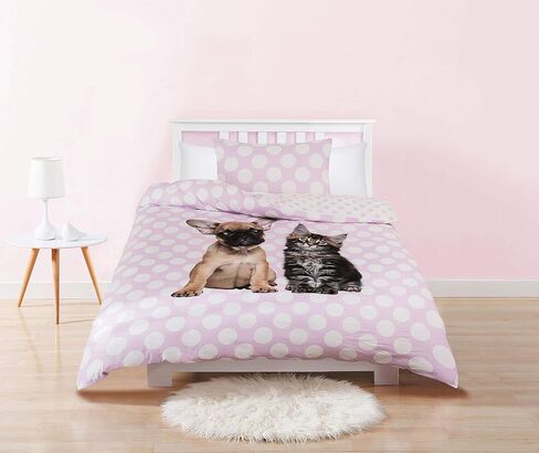 Tadpoles Toddler FURever Duvet Cover Set, Turquoise (TDDCS003) in Kuwait