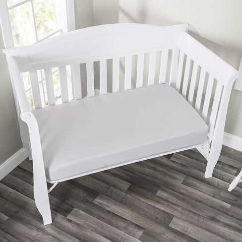 Everyday Kids 2-Pack Fitted Crib Sheets, 100% Soft Breathable Microfiber Baby Sheet, Fits Standard Size Mattress 28in x 52in, Lavender, Pink Nursery Sheet in Saudi Arabia