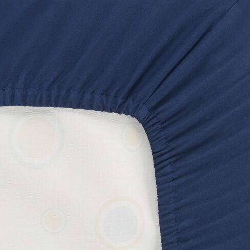 Everyday Kids 2-Pack Fitted Crib Sheets, 100% Soft Breathable Microfiber Baby Sheet, Fits Standard Size Mattress 28in x 52in, Lavender, Pink Nursery Sheet in Saudi Arabia