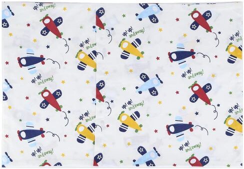 Kids Toddler Pillowcases 2 Packs Boy 100% Cotton 14x19 Fits Toddler Bedding Pillow 14x19, 13x18 Small Pillow (Blue Dinosaurs) in Saudi Arabia