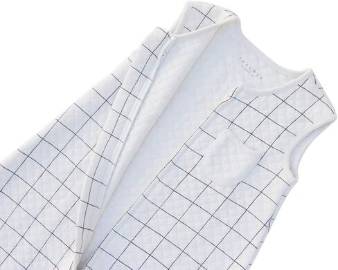 بدلة Tealbee DREAMSUIT: كيس نوم للأطفال الصغار بأقدام 2T 3T - 0.8 TOG بطانية خفيفة الوزن يمكن ارتداؤها للأطفال للمشاة - الخيزران، كيس نوم من القطن العضوي - مربعات in Kuwait