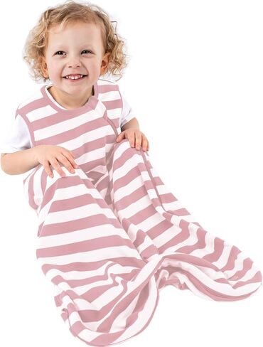 Ecolino Organic Cotton Baby Sleep Sack - 2-Way Zipper Baby Wearable Blanket - Toddler Sleeping Bag Sack - 18-36 Months - Goose in Saudi Arabia