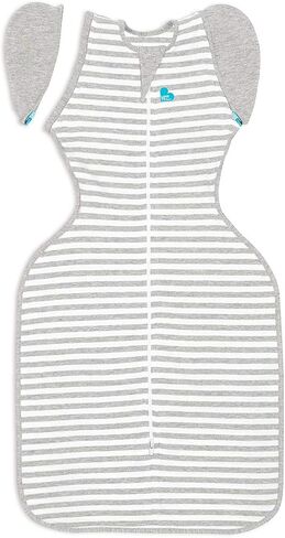 Love to Dream Swaddle Up Transition Bag, Medium (6-8.5kg), Ideal for 20-24°C, Patented Zip-Off Wings, Help Baby Transition from Being Swaddled to Arms-Free When Showing Signs of Rolling, Pink in Saudi Arabia