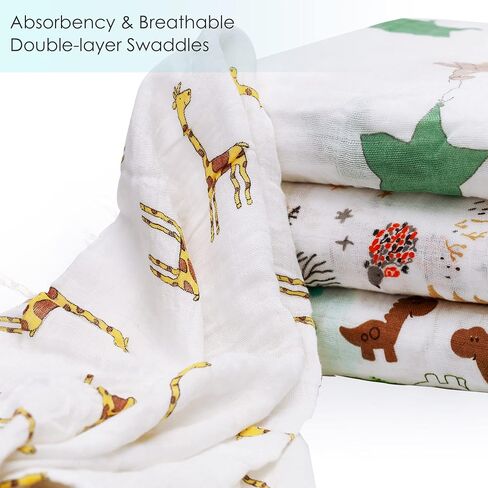 upsimples Baby Swaddle Blanket Unisex Swaddle Wrap Soft Silky Muslin Swaddle Blankets Neutral Receiving Blanket for Boys and Girls, Large 47 x 47 inches, Set of 4-Arrow/Feather/Tent/Crisscross in Saudi Arabia