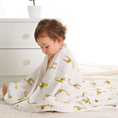 upsimples Baby Swaddle Blanket Unisex Swaddle Wrap Soft Silky Muslin Swaddle Blankets Neutral Receiving Blanket for Boys and Girls, Large 47 x 47 inches, Set of 4-Arrow/Feather/Tent/Crisscross in Saudi Arabia