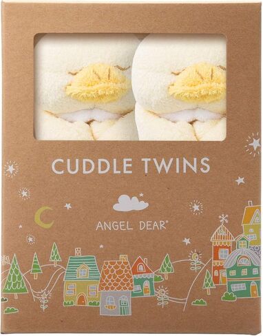 Angel Dear - Light Brown Puppy, Cuddle Twins Blankie Set in Saudi Arabia