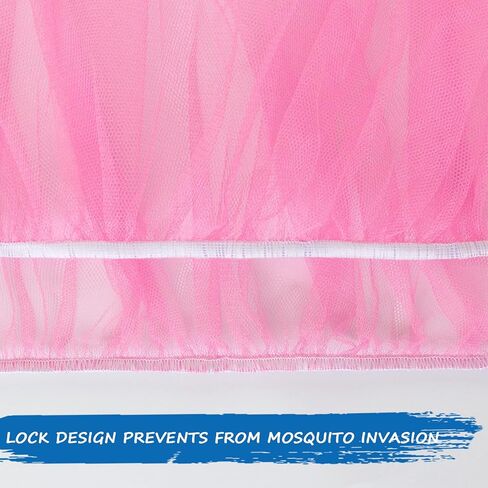 Baby Mosquito Net for Stroller,Reusable Bug Net and Mesh Protection,Black | Portable Baby Insect Netting for Stroller, Playards, Pack N Plays and Portable Mini Crib in Saudi Arabia