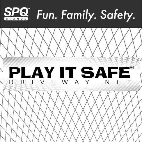 Play It Safe Driveway Net, Orange – Removable Safety Netting, Fits Driveways up to 25’ Wide, Kid Safe Barrier Net with Bright Orange Color for High Visibility, RPDN26 in Saudi Arabia