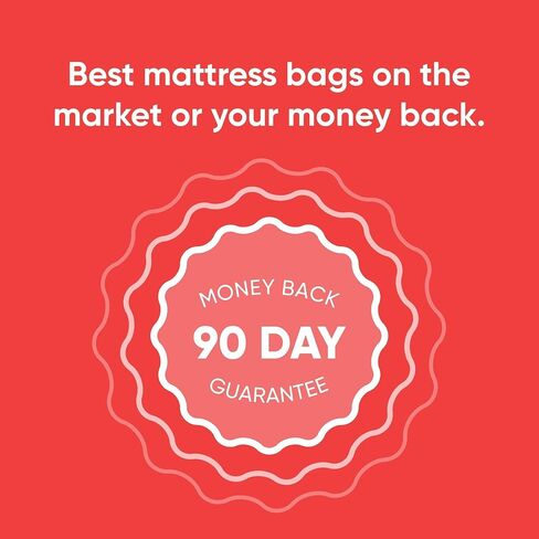 Crib Mattress Storage Bag - Extra-Tough USA-Made 4+ Mil Bag - Stronger Than Standard Bags - Best Protection for Moving or Storage - Waterproof, Extra Tear- and Puncture-Resistant in Saudi Arabia