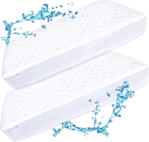 Pack N Play Mattress Protector Pad - Waterproof & Noiseless, Ultra-Soft Breathable Mattress Cover for Pack and Plays, Playards and Mini Cribs, Highly Absorbent Fitted and Dryer Safe in Kuwait