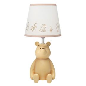 مصباح طاولة Lambs & Ivy Disney Baby Storytime Pooh ثلاثي الأبعاد مع غطاء in Kuwait
