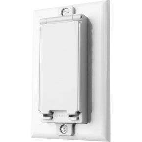 Light Switch Guard, ILIVABLE Child Proof Switch Plate Cover Prevents Kids or Accidental Turned On/Off Switch While Allowing Access (White, 2 Pack) in Kuwait
