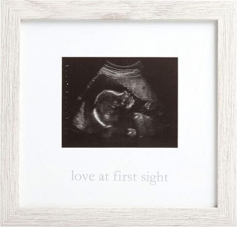 Kate & Milo Our Little Miracle Sonogram Frame, Classic Wooden Picture Frame, Gender-Neutral Baby Nursery Décor in Saudi Arabia