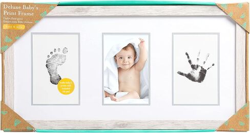 Kate & Milo Our Little Miracle Sonogram Frame, Classic Wooden Picture Frame, Gender-Neutral Baby Nursery Décor in Saudi Arabia