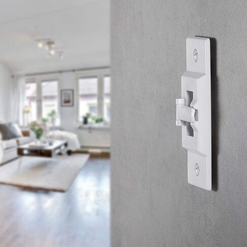2 Light Switch Guards Optional Wall Plate Cover Switch Cover Light Switch Lockout Light Switch on off Guard in White for Lights Circuits Protection from Accidentally Turned on or off, Not Child Proof in Saudi Arabia