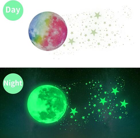 Glow in The Dark Stars for Ceiling,Star Decorations for Bedroom,Kids Boys Girls Room Decor,Cool Things for Your Play Room,Wall Stickers for Bedroom,Wall Decorations in Saudi Arabia