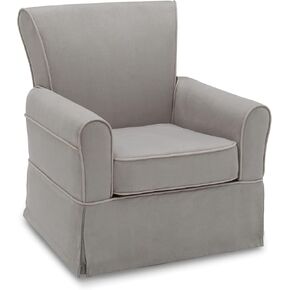 Delta Children Benbridge Glider Swivel Rocker Chair, Dove Grey