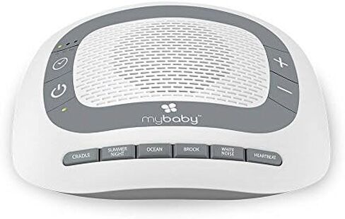 MyBaby SoundSpa White Noise Machine for Babies | 6 Soothing Lullabies for Newborns, Sound Therapy for Travel, Relaxing, Kids, Newborns, Baby Songs, Adjustable Volume, Auto-off Timer, By HoMedics in Saudi Arabia