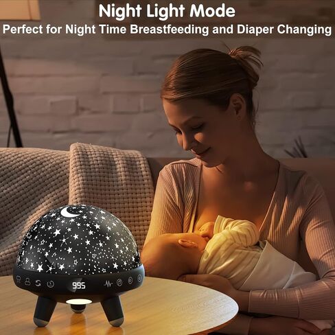 YACHANCE Kids Sound Machine with Night Light Projector,29 Soothing Sounds Baby Night Light Star Projector for Kids Room,White Noise Machine for Baby Sleeping Soother,Nursery Lamp,Bedroom Decor in Saudi Arabia