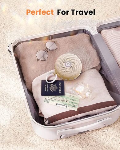 Dreamegg Portable Noise Machine for Baby Adult, Features Powerful Battery, 21 Soothing Sound, Noise Canceling for Office & Sleeping, Sound Therapy for Home, Travel, Registry Gift, Classic White in Saudi Arabia