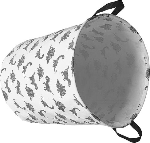 Round Ladybug Pattern Laundry Hamper Storage Basket Fabric Material Storage Hamper Organization Basket, Storage Bin, Gift Box with Handles for Room in Saudi Arabia