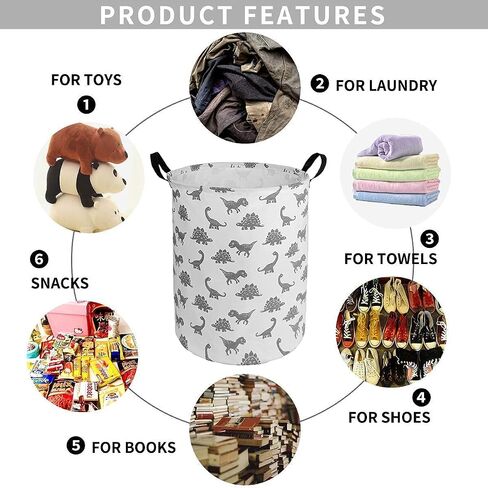 Round Ladybug Pattern Laundry Hamper Storage Basket Fabric Material Storage Hamper Organization Basket, Storage Bin, Gift Box with Handles for Room in Saudi Arabia