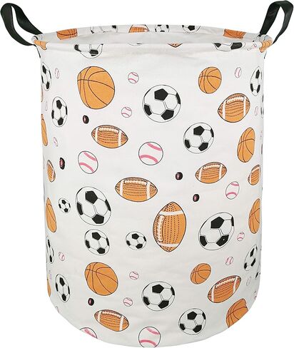 KUNRO Laundry Basket Nursery Hamper Kids Storage Bin Baby Toy Organizer Box Mother's Day Gift Basket for Room Decor in Kuwait