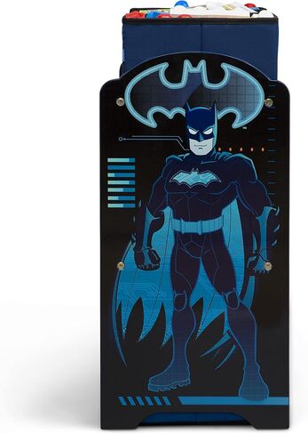 Delta Children Design & Store 6 Bin Toy Storage Organizer, Batman,Engineered Wood & 6 Bin Design and Store Toy Organizer - Greenguard Gold Certified, Trolls World Tour in Saudi Arabia