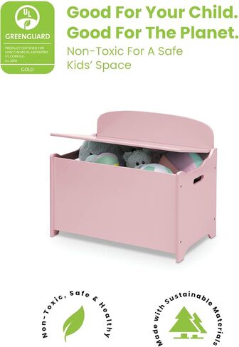 Delta Children MySize Deluxe Toy Box, Bianca White in Saudi Arabia
