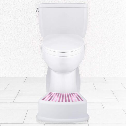 Step Stool for Kids (2 Pack), Toddlers Stool for Potty Training, Bathroom, Kitchen, Bedroom, Toy Room and Living Room. Toilet Stools with Soft Anti-Slip Grips for Safety, Stackable (Grey) in Saudi Arabia