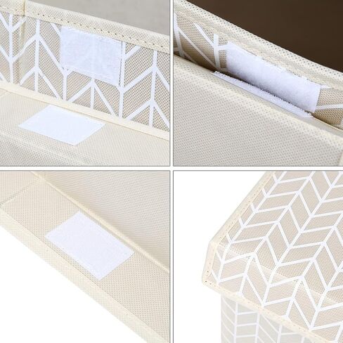 Large Toy Storage Box Chest with Lid, Sturdy Toys Boxes Bin Organizer Baskets for Kids, Girls, Boys, Living Room, Nursery, Bedroom, Playroom 25"x13" x16" (Beige) in Kuwait