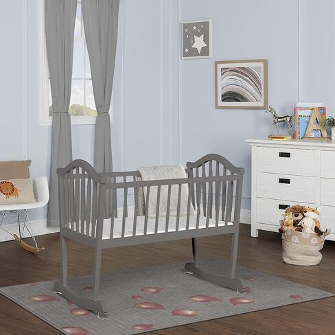 Dream on Me Rocking Cradle, White , 38x22x32.5 Inch (Pack of 1) in Saudi Arabia
