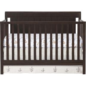 Oxford Baby Lazio 4-in-1 Convertible Crib, Dove Gray, GreenGuard Gold Certified in Saudi Arabia