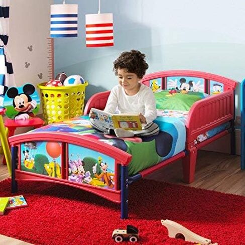 Delta Children Plastic Toddler Bed, Disney Mickey Mouse in Saudi Arabia