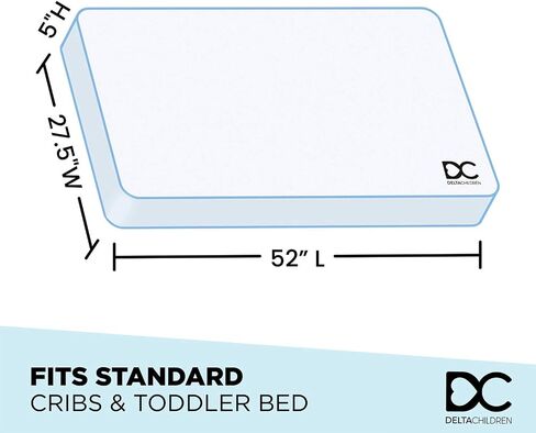 Delta Children Plastic Toddler Bed, Nick Jr. PAW Patrol Twinkle Galaxy Dual Sided Recycled Fiber Core Toddler Mattress (Bundle) in Saudi Arabia