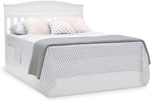 Delta Children Emery 4-in-1 Convertible Baby Crib - Greenguard Gold Certified, Grey & Infant Changing Table with Pad, Grey in Saudi Arabia