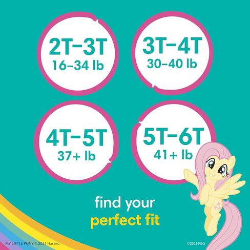 Easy Ups Girls & Boys Potty Training Pants, Size 4 (2T3T), 74 Count, Peppa Pig Absorbent Training Underwear, Up to 100% Leakproof Day and Night, Hypoallergenic in Saudi Arabia