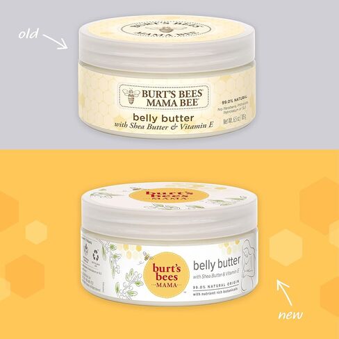 Burt's Bees Mama Belly Butter Skin Care, Pregnancy Lotion & Stretch Mark Cream, with Shea Butter and Vitamin E, 99% Natural, 6.5 Ounce in Kuwait