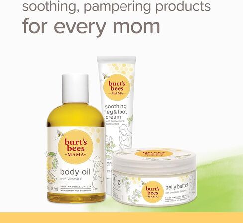 Burt's Bees Mama Belly Butter Skin Care, Pregnancy Lotion & Stretch Mark Cream, with Shea Butter and Vitamin E, 99% Natural, 6.5 Ounce in Kuwait