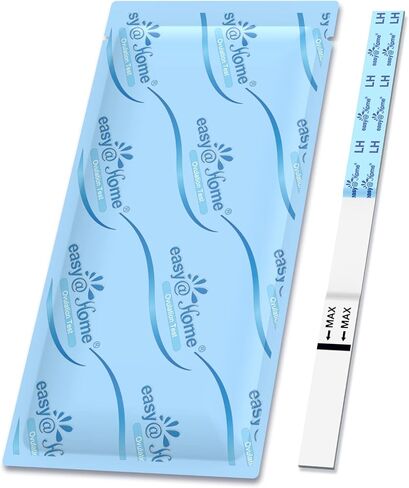 Easy@Home Ovulation Test Strips, 25 Pack Fertility Tests | Ovulation Predictor Kit, Powered by Premom Ovulation Predictor iOS and Android App, 25 LH Strips in Saudi Arabia