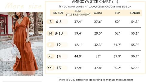 Amegoya Women's Casual Short Sleeve V Neck Floral Maxi Dresses Boho Beach Photoshoot Flowy Ruffle Long Dress in Saudi Arabia