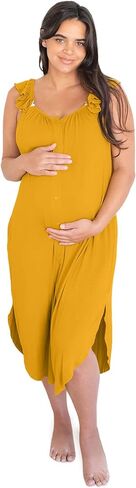 Kindred Bravely Ruffle Strap Labor and Delivery Gown | 3 In 1 Labor, Delivery, Nursing Gown for Hospital in Kuwait