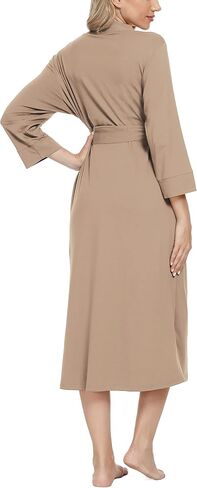 Xpenyo Women's Maternity Sleepwear,Labor/Delivery/Nursing/Hospital Nightgown Kimono Robes Long Pregnancy Loungewear in Saudi Arabia