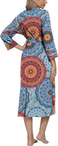 Xpenyo Women's Maternity Sleepwear,Labor/Delivery/Nursing/Hospital Nightgown Kimono Robes Long Pregnancy Loungewear in Saudi Arabia